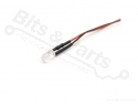 LED 5mm Green Clear pre-wired for 5V-12V